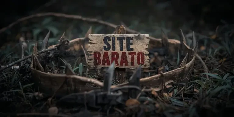 Uma armadilha simbolizando os riscos de um site personalizado barato, que não oferece uma arquitetura robusta.